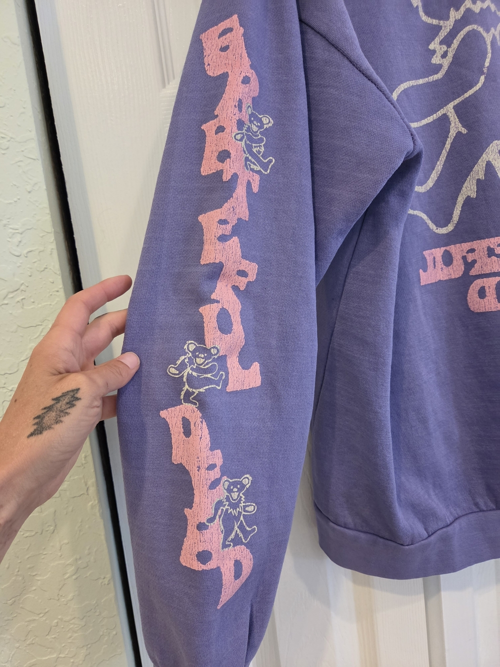 Ripple Junction Lavender Grateful Dead Graphic Sweatshirt - Picture 4 of 5